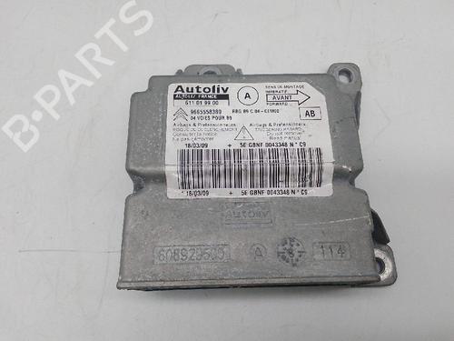 Airbag styreenhed CITROËN BERLINGO MULTISPACE (B9) 1.6 HDi 90 | BP25596899M53 