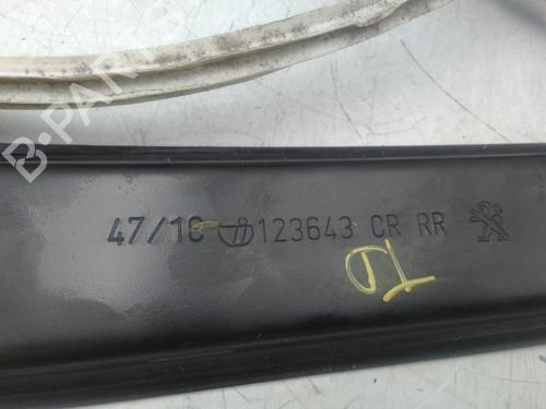 Rear right window mechanism PEUGEOT 508 II (FB_, FH_, F3_) 1.5 BlueHDI 130 (FBYHZJ, FBYHZR) | BP29995341C25 
