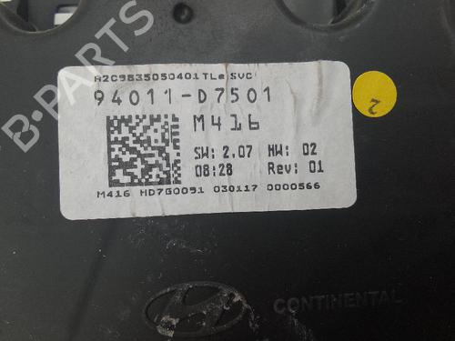 Used Instrument cluster HYUNDAI TUCSON (TL, TLE) 1.7 CRDi (116 hp) 19411678