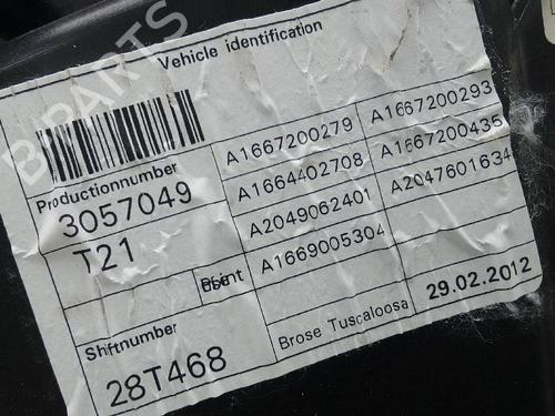 Front right window mechanism MERCEDES-BENZ M-CLASS (W166) ML 350 BlueTEC 4-matic (166.024, 166.023) | BP19643098C23 