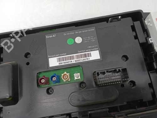 Display monitor RENAULT MEGANE III Hatchback (BZ0/1_, B3_) 1.2 TCe (BZ2B, BZ11) | BP29385420C48 