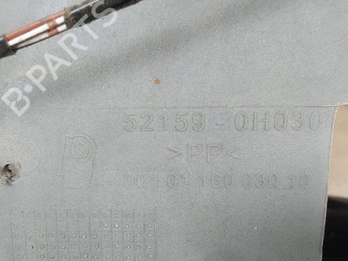 Rear bumper TOYOTA AYGO (_B1_) 1.0 (KGB10_, KGB10R) | BP24628476C8 