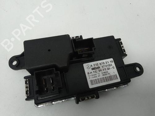 Used Heater resistor MERCEDES-BENZ E-CLASS (W212) E 200 CDI / BlueTEC (212.005, 212.006) (136 hp) 24736567