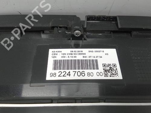 Instrument cluster CITROËN SPACETOURER Bus (V_) 1.6 BlueHDi 115 | BP24543368C47 