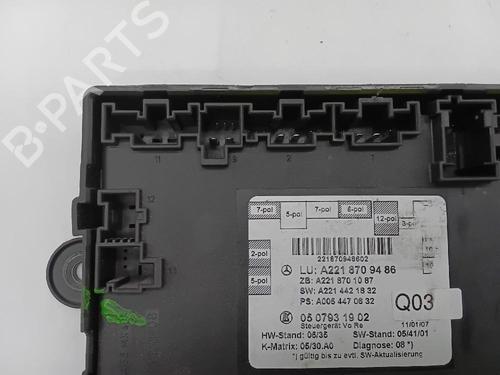 Electronic module MERCEDES-BENZ S-CLASS (W221, V221) S 320 CDI (221.022, 221.122) | BP28053053M83 