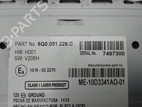 Radio VW POLO V (6R1, 6C1) 1.2 | BP28149969E6 