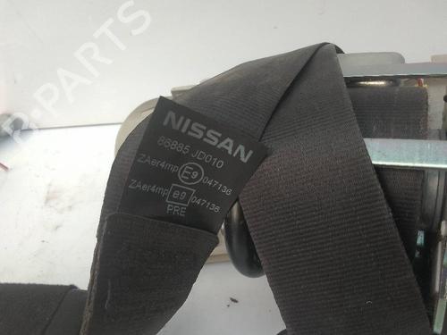 Used Front right seatbelt NISSAN QASHQAI / QASHQAI +2 I (J10, NJ10, JJ10E) [2006-2014]  20505266