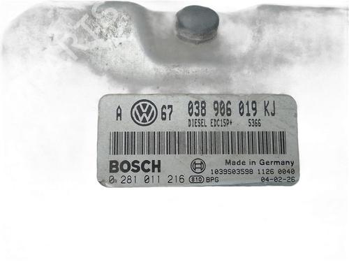 Engine control unit (ECU) SEAT LEON (1P1) 1.9 TDI | BP23452038M57 - Image 3