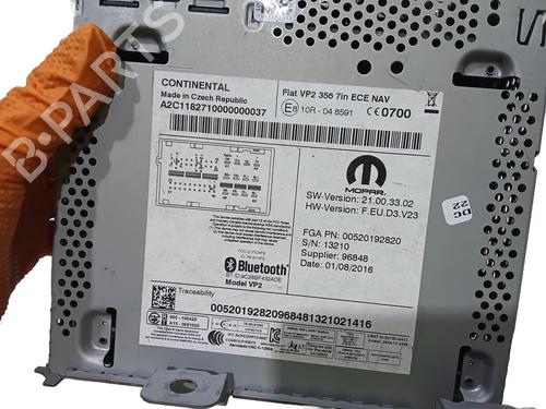 Radio FIAT TIPO Hatchback (356_, 357_) 1.4 LPG (356HXF1B) | BP30588739E6