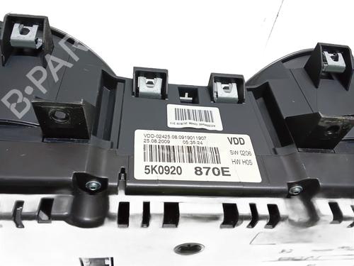 Instrument cluster VW GOLF VI (5K1) 1.6 TDI | BP33303129C47 - Image 8
