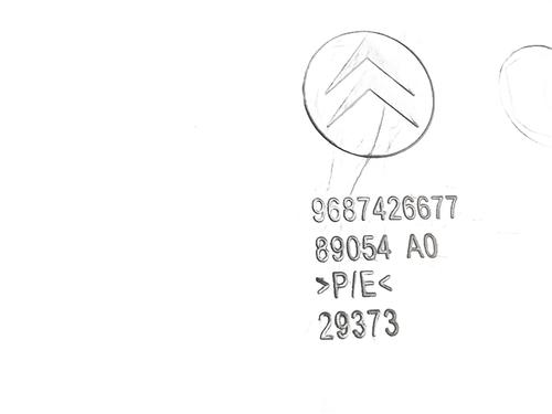 Tailgate trim CITROËN C4 II (NC_) 1.6 HDi 90 | BP32185572C151 