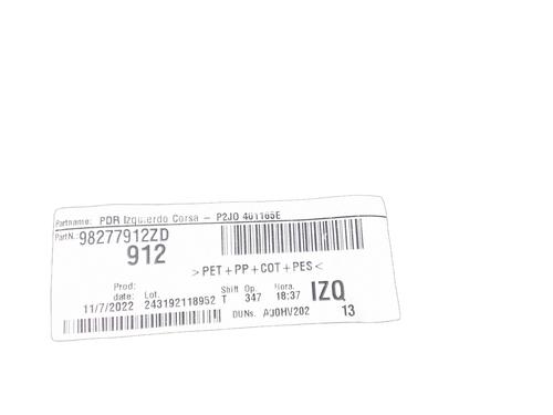 Boot lining OPEL CORSA F (P2JO) 1.5 (68) | BP36110256I3 - Image 4