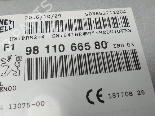 Electronic module PEUGEOT 208 I (CA_, CC_) 1.2 VTI 82 | BP22226774M83 