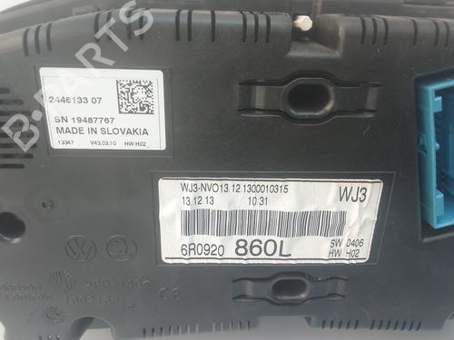 Instrument cluster VW POLO V (6R1, 6C1) 1.2 | BP28149959C47 