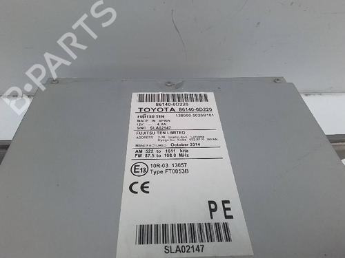 Used Radio TOYOTA YARIS (_P13_) 1.5 Hybrid (NHP130_, NHP130) (101 hp) 23643327
