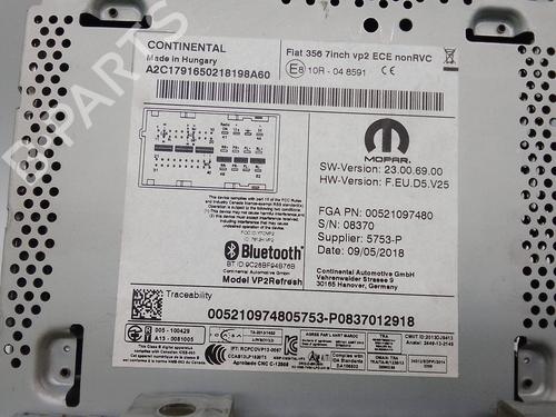 Radio FIAT TIPO Hatchback (356_, 357_) 1.4 LPG (356HXF1B) | BP28146640E6 - Image 3