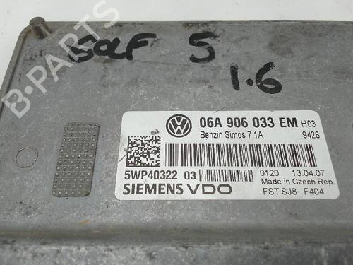 Engine control unit (ECU) VW GOLF V (1K1)  | BP23653733M57 