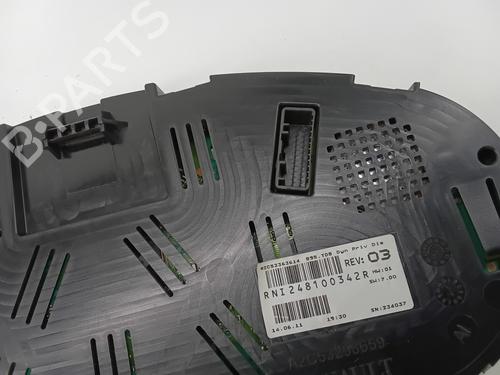 Instrument cluster RENAULT MEGANE III Hatchback (BZ0/1_, B3_) 1.2 TCe (BZ2B, BZ11) | BP29385407C47 