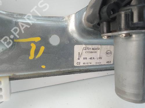 Used Rear left window mechanism NISSAN QASHQAI II SUV (J11, J11_) 1.6 dCi (130 hp) 20853055