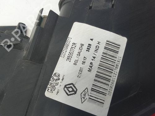 Left taillight RENAULT CLIO IV (BH_) 0.9 TCe 90 (BHNF, BHMA, BHMH, BHJK, BHJR) | BP26161174C34 