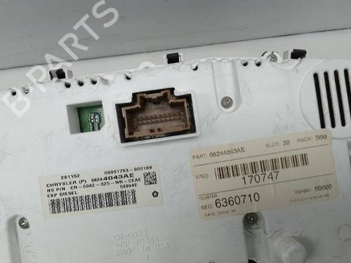 Instrument cluster JEEP GRAND CHEROKEE IV (WK, WK2) 3.0 CRD V6 4x4 | BP24463110C47 