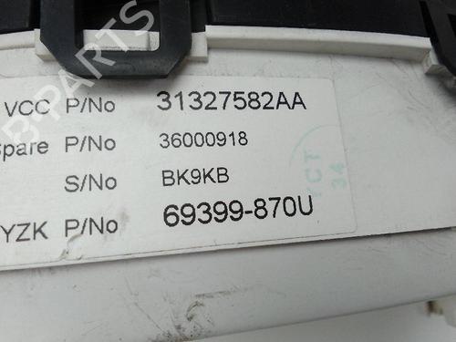 Kombiinstrument VOLVO XC60 I SUV (156) D3 (136 hp) 21501103