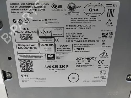 Radio SKODA KAROQ (NU7, ND7) 2.0 TDI | BP34618009E6 - Image 5