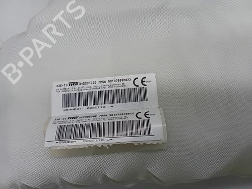 Passenger airbag PEUGEOT RIFTER 1.5 BlueHDi 130 | BP29385581C10 