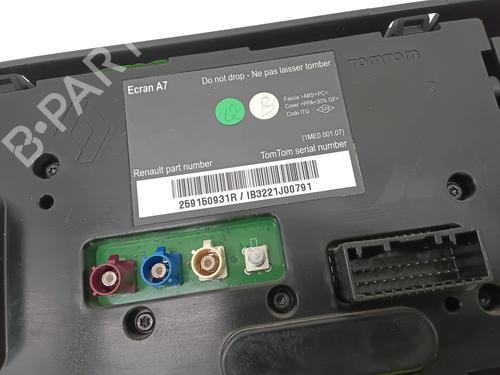 Display monitor RENAULT MEGANE III Hatchback (BZ0/1_, B3_) 1.2 TCe (BZ2B, BZ11) | BP29385420C48 