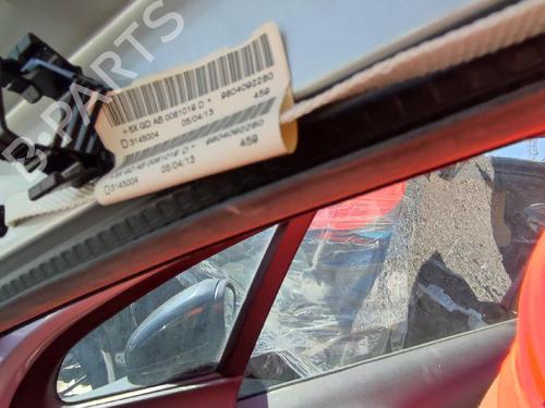 Used Right curtain airbag PEUGEOT 208 I (CA_, CC_) 1.4 HDi (68 hp) 18596277