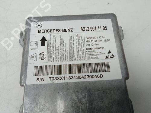 Used ECU airbags MERCEDES-BENZ E-CLASS (W212) E 300 Hybrid / BlueTEC Hybrid (212.098) (204 hp) 22401604