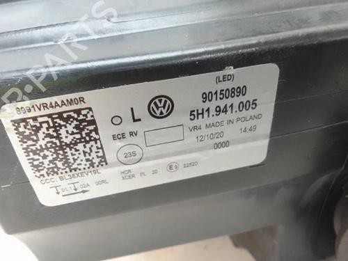 Left headlight VW GOLF VIII (CD1, DA1) 2.0 TDI | BP20291193C28 
