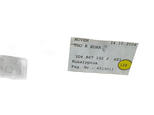 Door moulding trim VW PHAETON (3D1, 3D2, 3D3, 3D4, 3D6, 3D7, 3D8, 3D9) 6.0 W12 4motion | BP30921650C150