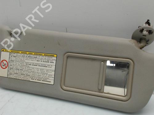 Left sun visor TOYOTA AVENSIS Estate (_T27_) 2.2 D-4D (ADT271_, ADT271R) | BP26157404I1 