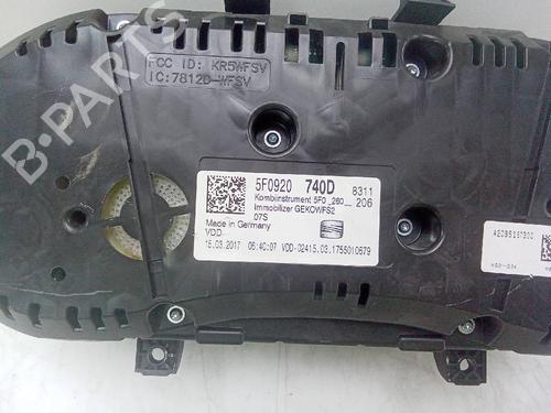 Instrument cluster SEAT LEON (5F1) 1.2 TSI | BP18576765C47 