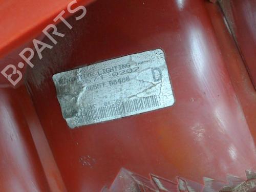 Right taillight PEUGEOT 307 Break (3E) 1.6 HDi 110 | BP23103534C35 