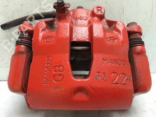 Used Right front brake caliper HYUNDAI i20 II (GB, IB) 1.2 (84 hp) 29396540