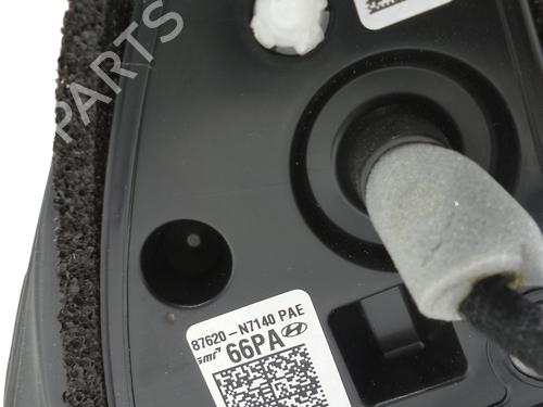 Right mirror HYUNDAI TUCSON (NX4E, NX4A) 1.6 CRDi Hybrid 48V | BP30195640C27 