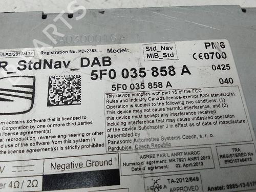 Bilradio SEAT LEON (5F1) 2.0 Cupra | BP19449273E6 