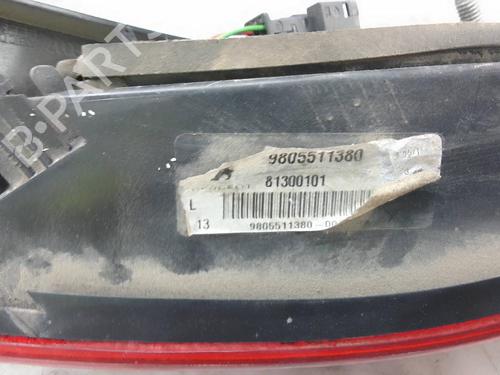 Left tailgate light PEUGEOT 3008 I MPV (0U_) 1.6 BlueHDi 120 | BP19059522C79 
