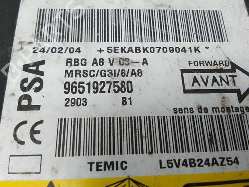 ECU airbags CITROËN C3 I (FC_, FN_) 1.4 16V HDi | BP22344591M53 