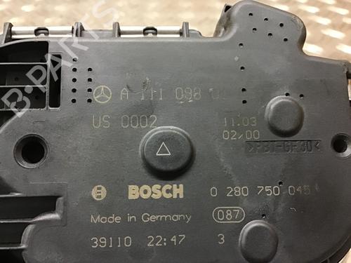 Throttle body MERCEDES-BENZ C-CLASS (W203) C 180 Kompressor (203.046) | BP16123292M82 