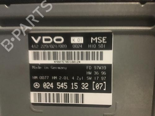 Engine control unit (ECU) MERCEDES-BENZ CLK (C208) CLK 200 (208.335) | BP22389487M57 