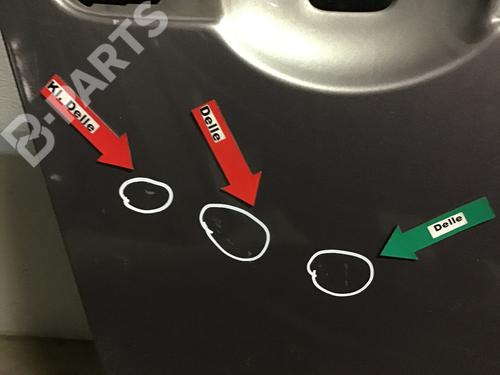 Right front door RENAULT SCÉNIC II (JM0/1_) 1.6 (JM0C, JM0J, JM1B) | BP6827848C3