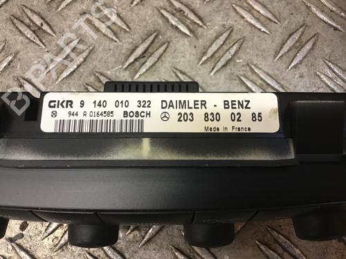 Climate control MERCEDES-BENZ C-CLASS (W203) C 200 Kompressor (203.045) | BP25439243I5 