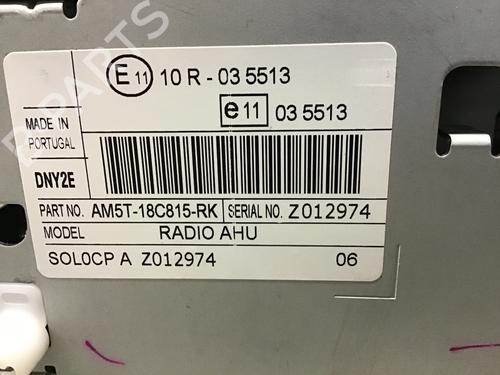 Radio FORD FIESTA VI (CB1, CCN) 1.0 EcoBoost | BP23452734E6 