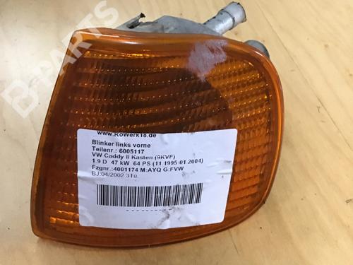 Used Left front indicator Left front indicator VW CADDY II Box Body/MPV (9K9A) 1.9 D (64 hp) 6159003 6159003