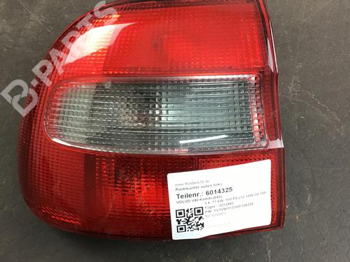 Used Left taillight VOLVO V40 Estate (645) 1.6 (105 hp) 6524258