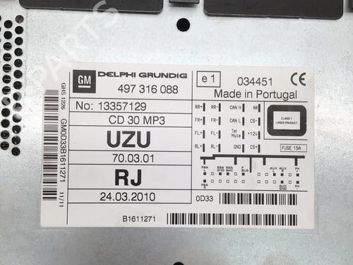 Radio OPEL CORSA D (S07) 1.2 (L08, L68) | BP17211103E6 