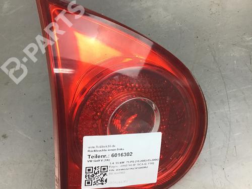 Venstre baglygte bagklap VW GOLF V (1K1) 1.4 16V (75 hp) 9133833